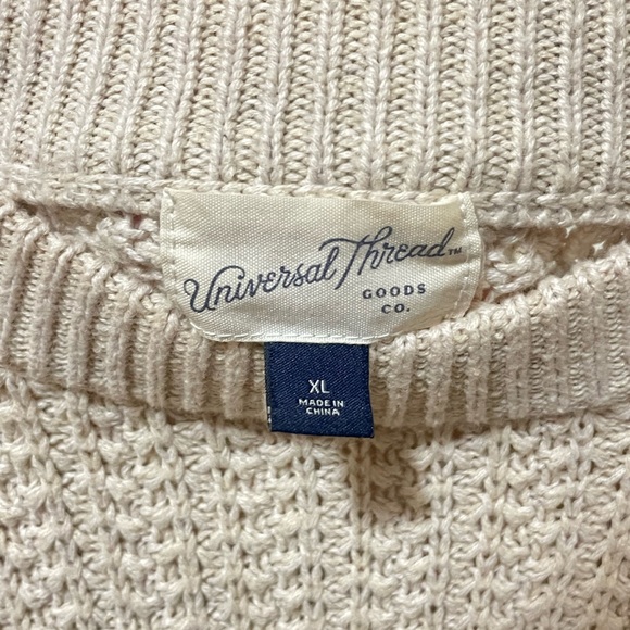 Universal Threads cream sweater Size:XL womens - Picture 3 of 3